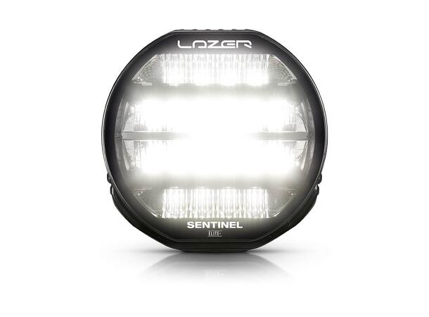 Lazer® Sentinel 9 ELITE+ PL2 Sort. Med Parklys. 29500 Lumen. 