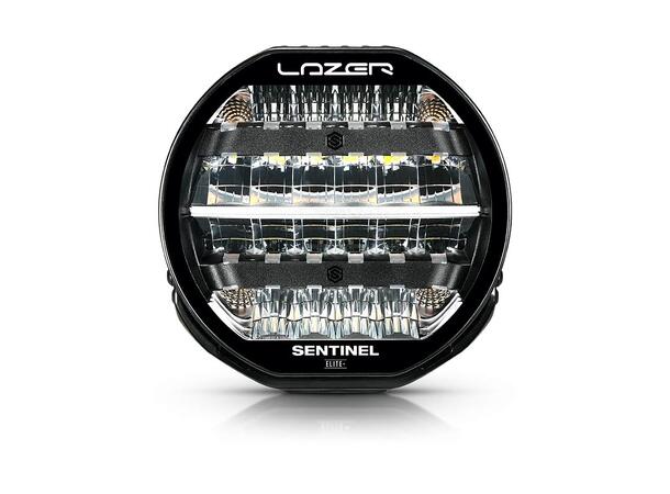 Lazer® Sentinel 9 ELITE+ PL2 Sort. Med Parklys. 29500 Lumen. 