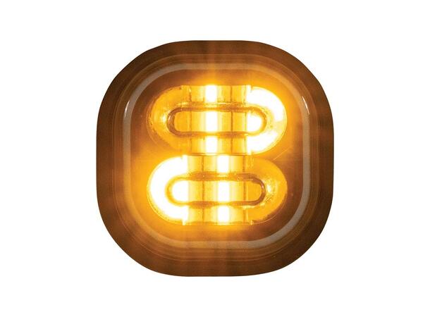 Whelen® VXE Smart Led 10-30V Innfellbar Duo Blitzer Gul/Hvit (Sotet) 
