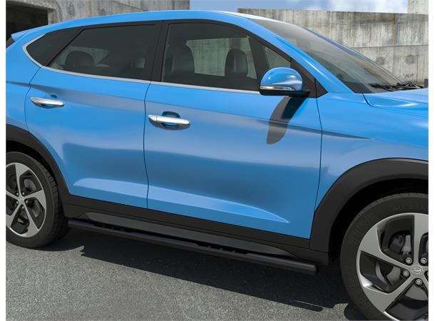 Antec EU Kanalrør 60mm med trinn Sort Hyundai Tucson 2015 - 2018+
