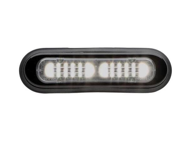 Whelen® T-Series 10-30V Duo Blitzer Gul/Hvit - Sotet 