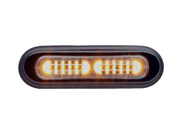 Whelen® T-Series 10-30V Duo Blitzer Gul/Hvit - Sotet 