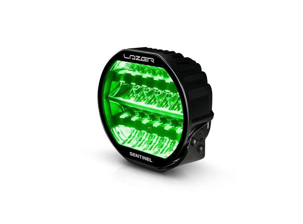 Lazer Sentinel 9 "Limited Green" Grønt og hvitt parklys 17020 Lumen. 