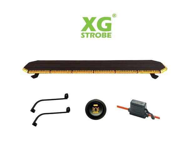 XG Varselpakke 100 med klemmer 1054mm bjelke. Dørklemmer, bryter. 