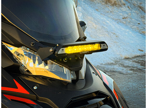 Lazer lyspakke | Linear 6 YELLOW Til Ski-Doo, Lynx 2018- 