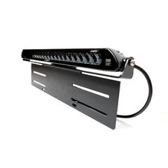 Skiltbrakett til Lazer ® Linear 18 Sidemontering. Rustfri, sort.