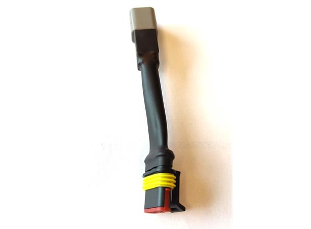 Overgang fra DT-M til AMP-F (Amp 3 pin). Fra Modernum til Lazer 3-pin